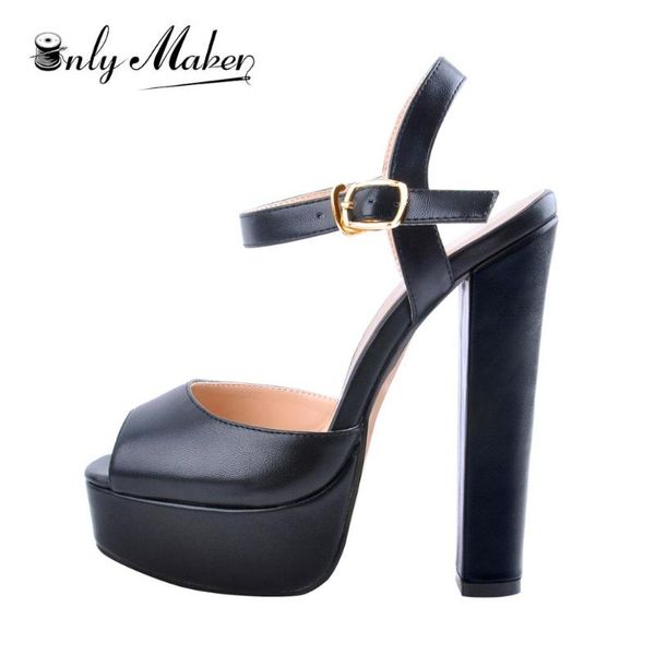 onlymaker women's ankle strap peep toe platform chunky high heel sandals pumps square party dress casual shoes big size, Black
onlymaker women's ankle strap peep toe platform chunky high heel sandals pumps square party dress casual shoes big size, Black