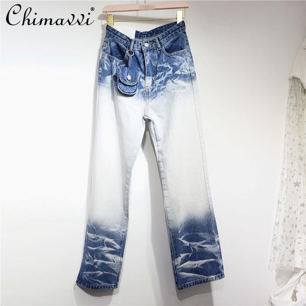 women's jeans fashion tie-dye gradient color long blue 2021 high waist loose slimming casual straight trousers
women's jeans fashion tie-dye gradient color long blue 2021 high waist loose slimming casual straight trousers
