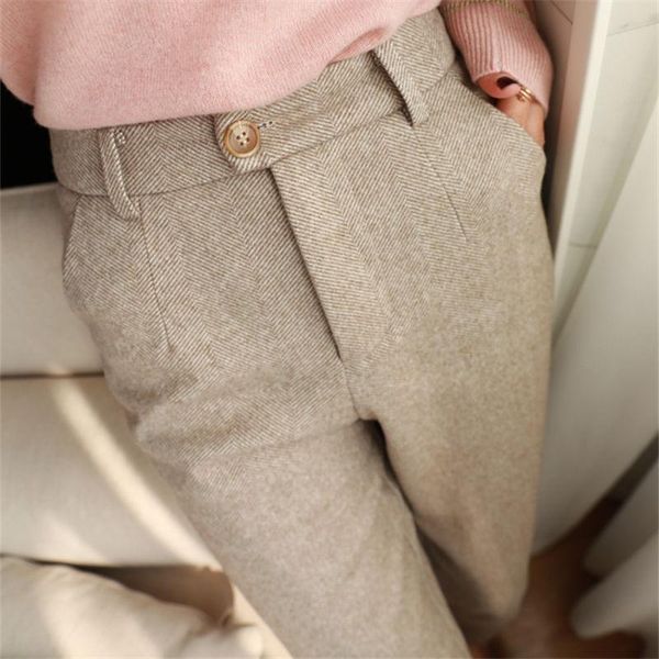 en pants women's harem pencil 2021 autumn winter high waisted casual suit office lady women trousers & capris, Black;white
en pants women's harem pencil 2021 autumn winter high waisted casual suit office lady women trousers & capris, Black;white