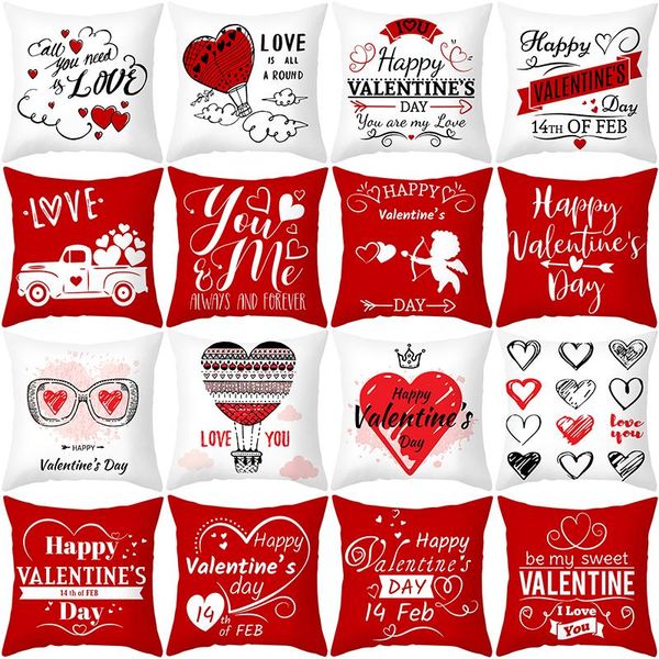 cushion/decorative pillow valentine's day pillowcase customization nordic red love letter peach skin sofa cushion cover
cushion/decorative pillow valentine's day pillowcase customization nordic red love letter peach skin sofa cushion cover