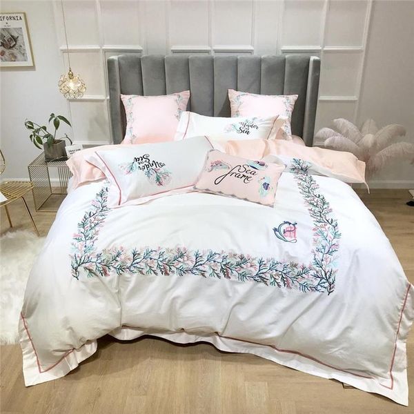 bedding sets luxury egypt cotton coral sea set embroidery hollow edge duvet cover bed sheet pillowcases 4/6/7pcs size king
bedding sets luxury egypt cotton coral sea set embroidery hollow edge duvet cover bed sheet pillowcases 4/6/7pcs size king