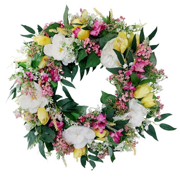 artificial tulip rose bellflower wreath for front door wedding wall window party farmhouse garden home spring decoration decorative flowers
artificial tulip rose bellflower wreath for front door wedding wall window party farmhouse garden home spring decoration decorative flowers