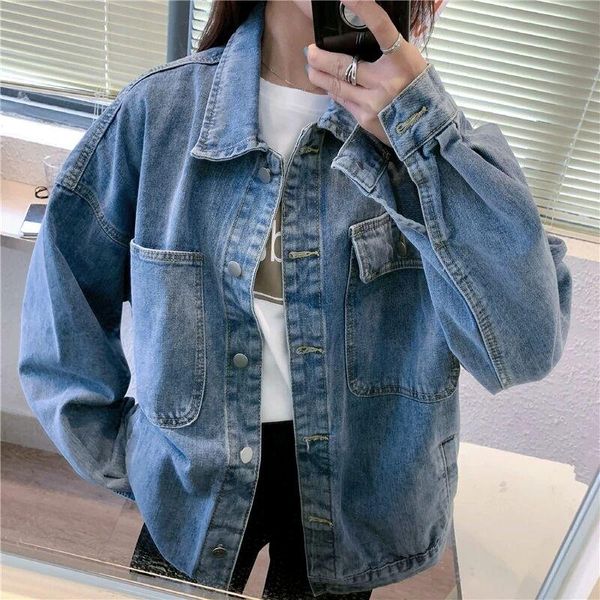jacket jeans women oversized korean style denim plus size fashion fall 2021 coat solid women's jackets, Black;brown
jacket jeans women oversized korean style denim plus size fashion fall 2021 coat solid women's jackets, Black;brown