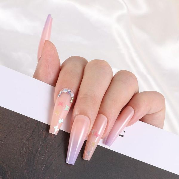 false nails 24pcs ombre artificial fake butterfly ballet coffin wear long paragraph fashion manicure patch press on, Red;gold
false nails 24pcs ombre artificial fake butterfly ballet coffin wear long paragraph fashion manicure patch press on, Red;gold