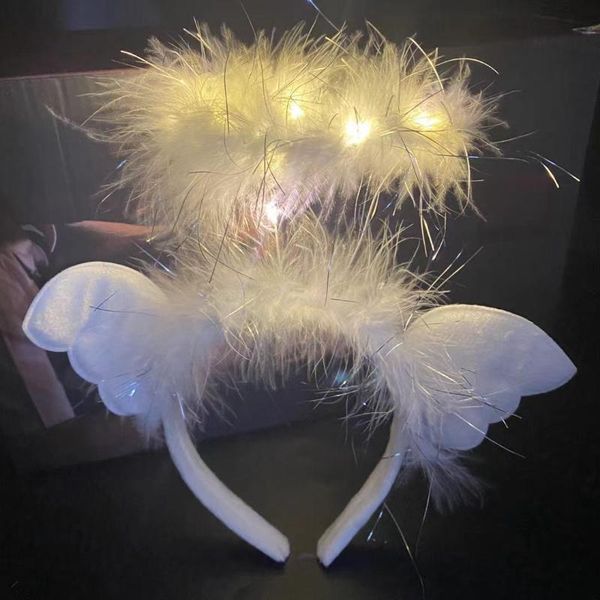 party decoration girls led light head buckle angel wings feather headband stage festival headdress fairy wear toys birthday gift
party decoration girls led light head buckle angel wings feather headband stage festival headdress fairy wear toys birthday gift