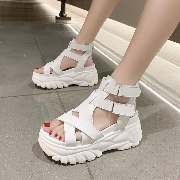 sandals inner increase fashion solid color hollow wedge heel ladies sports with waterproof platform summer ., Black
sandals inner increase fashion solid color hollow wedge heel ladies sports with waterproof platform summer ., Black