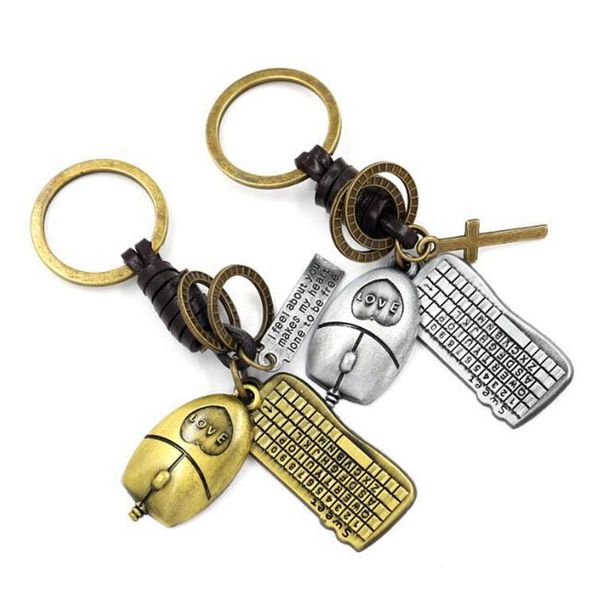 keychains genuine leather braid zinc alloy cute keychain 30mm key ring mouse and keyboard model chain antique bronze silver color
keychains genuine leather braid zinc alloy cute keychain 30mm key ring mouse and keyboard model chain antique bronze silver color