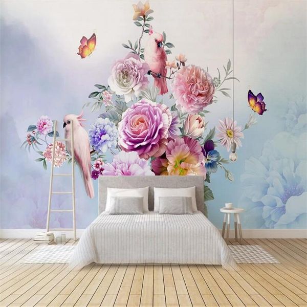 wallpapers custom large 3d wallpaper mural hand painted retro rose parrot tv background wall
wallpapers custom large 3d wallpaper mural hand painted retro rose parrot tv background wall