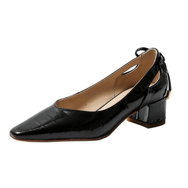 dress shoes bowties woman 4cm med heels 2021 fashion women genuine leather pumps working basic thick for, Black
dress shoes bowties woman 4cm med heels 2021 fashion women genuine leather pumps working basic thick for, Black