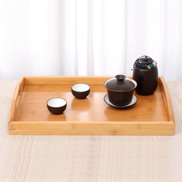kitchen storage & organization 1pc bamboo pallet solid with handle tea rectangular home water wood serving tray dish
kitchen storage & organization 1pc bamboo pallet solid with handle tea rectangular home water wood serving tray dish
