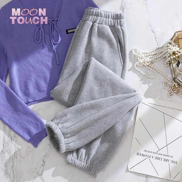 winter warm pencil pants women solid drawstring thick trousers casual cotton stacked autumn high waist fleece sweatpants women's & capr, Black;white
winter warm pencil pants women solid drawstring thick trousers casual cotton stacked autumn high waist fleece sweatpants women's & capr, Black;white