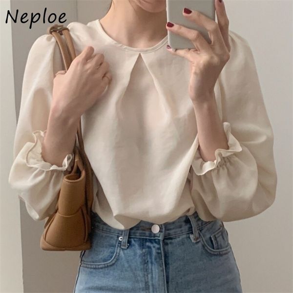 o neck pullover long sleeve blouse women work style ol simple solid blusas spring slim shirt feminino all match 210422, White
o neck pullover long sleeve blouse women work style ol simple solid blusas spring slim shirt feminino all match 210422, White