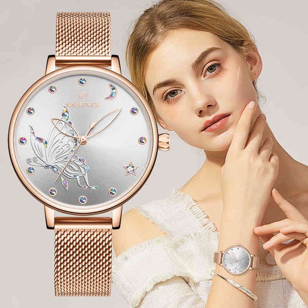 naviforce gold watch women watches ladies creative steel women's bracelet watches female waterproof clock relogio feminino 210517, Slivery;brown
naviforce gold watch women watches ladies creative steel women's bracelet watches female waterproof clock relogio feminino 210517, Slivery;brown