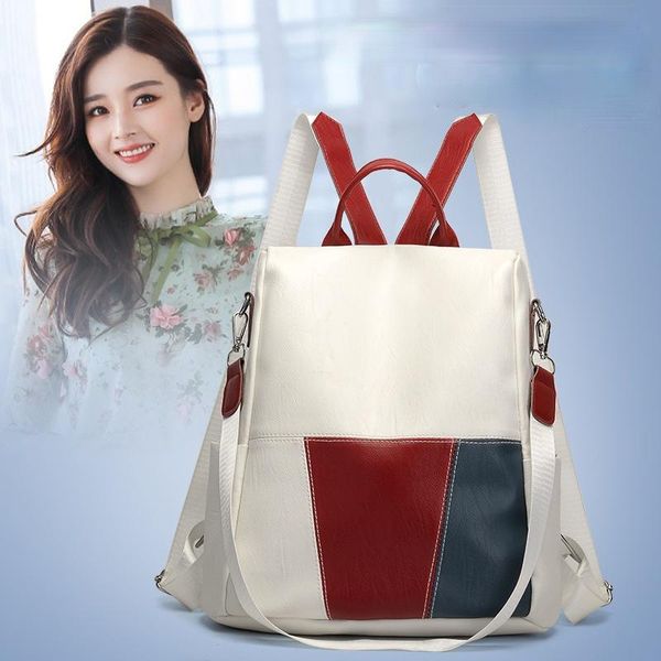 backpack style 2021 leather women anti-theft travel large capacity school bags for teenage girls wallet
backpack style 2021 leather women anti-theft travel large capacity school bags for teenage girls wallet