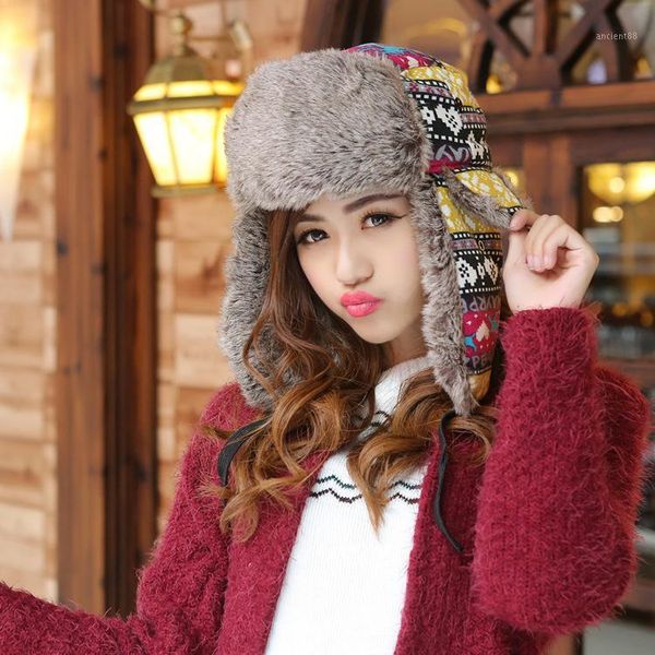 berets ly snowflower deer winter hat for women men bomber outdoor earflap cap wind prevent russian, Blue;gray
berets ly snowflower deer winter hat for women men bomber outdoor earflap cap wind prevent russian, Blue;gray