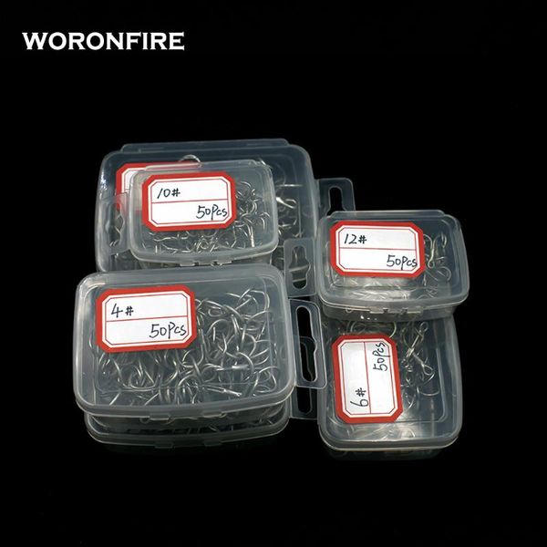50pcs/box fishing hooks high steel carbon material treble hook round folded saltwater bass 4# 6# 8# 12# barbed
50pcs/box fishing hooks high steel carbon material treble hook round folded saltwater bass 4# 6# 8# 12# barbed