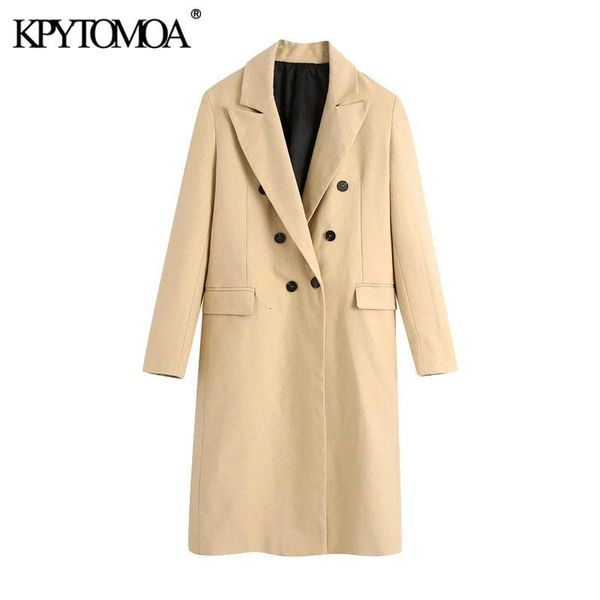 women 2021 fashion double breasted fitted trench coat vintage long sleeve back vents female outerwear chic women's coats, Tan;black
women 2021 fashion double breasted fitted trench coat vintage long sleeve back vents female outerwear chic women's coats, Tan;black