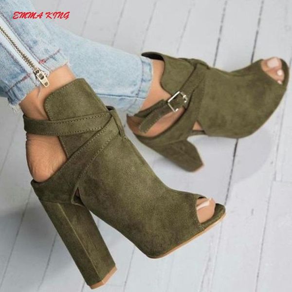 army green women's gladiator sandals peep toe chunky high heels ladies slingbacks shoes woman summer ankle boots gladiators, Black
army green women's gladiator sandals peep toe chunky high heels ladies slingbacks shoes woman summer ankle boots gladiators, Black