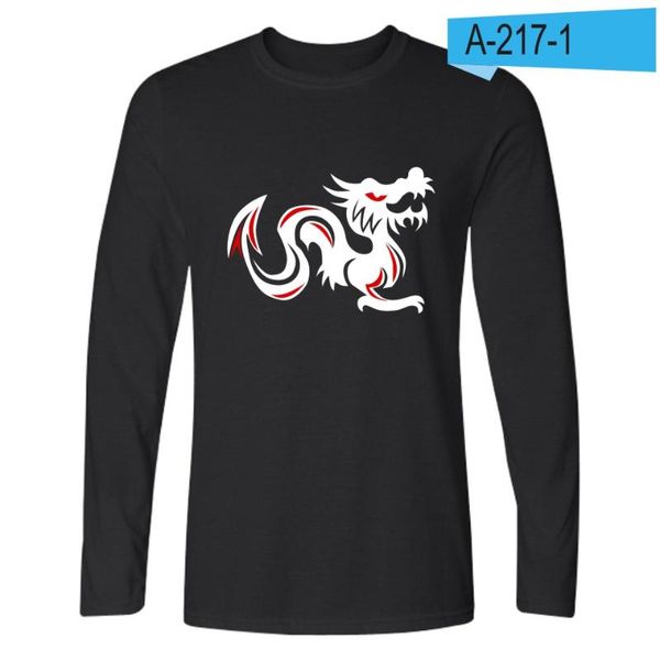 men's t-shirts harajuku peculiar creative dragon print tees simple long sleeve o-neck t shirts boys/girls casual sweatshirts, White;black
men's t-shirts harajuku peculiar creative dragon print tees simple long sleeve o-neck t shirts boys/girls casual sweatshirts, White;black
