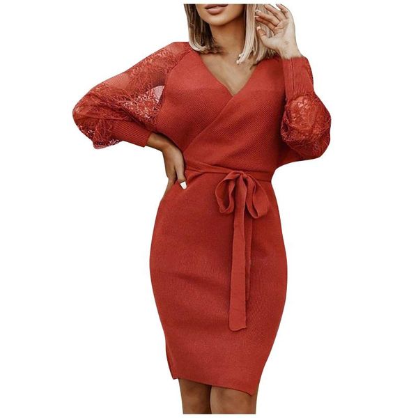 casual dresses dress women's clothing appliques woman pure color v-neck bandage lace patchwork long sleeve women summer, Black;gray
casual dresses dress women's clothing appliques woman pure color v-neck bandage lace patchwork long sleeve women summer, Black;gray