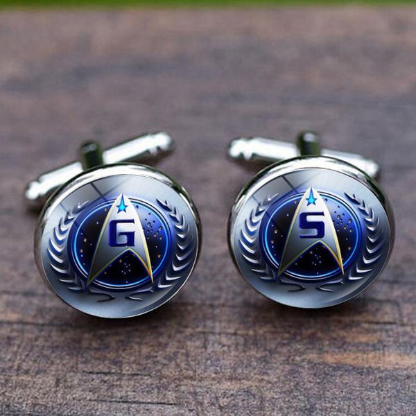star trek cufflinks men's french shirt accessories gifts trendy personality metallic glass cuff links male jewelry, Silver
star trek cufflinks men's french shirt accessories gifts trendy personality metallic glass cuff links male jewelry, Silver