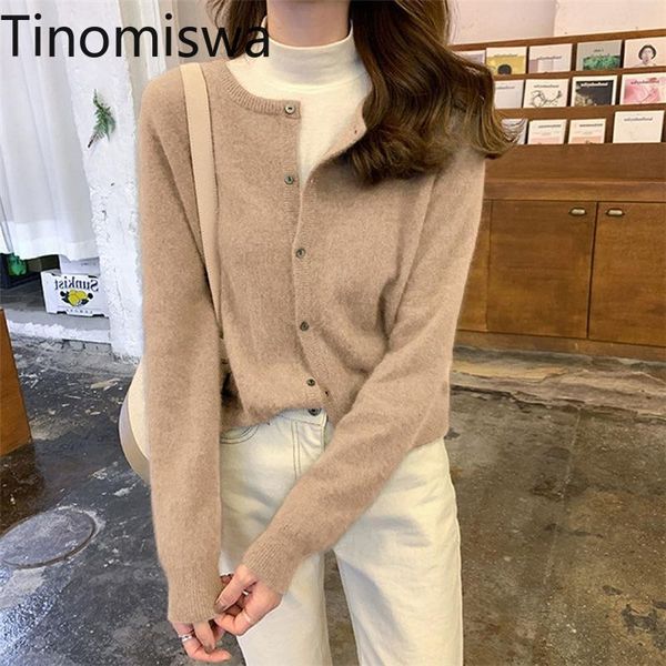 women's knits & tees tinomiswa 2021 cardigan women unicolor o neck long sleeve single breasted casual sweater female all-match chic kni, White
women's knits & tees tinomiswa 2021 cardigan women unicolor o neck long sleeve single breasted casual sweater female all-match chic kni, White