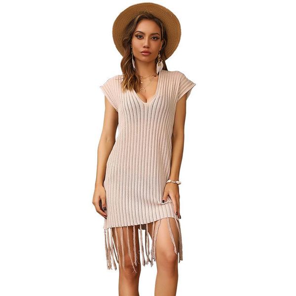 camisoles & tanks 2021 summer deep v-neck tassel dress solid color knit skirt short sleeve european t-shirts hollow sunscreen blouse, Black;white
camisoles & tanks 2021 summer deep v-neck tassel dress solid color knit skirt short sleeve european t-shirts hollow sunscreen blouse, Black;white