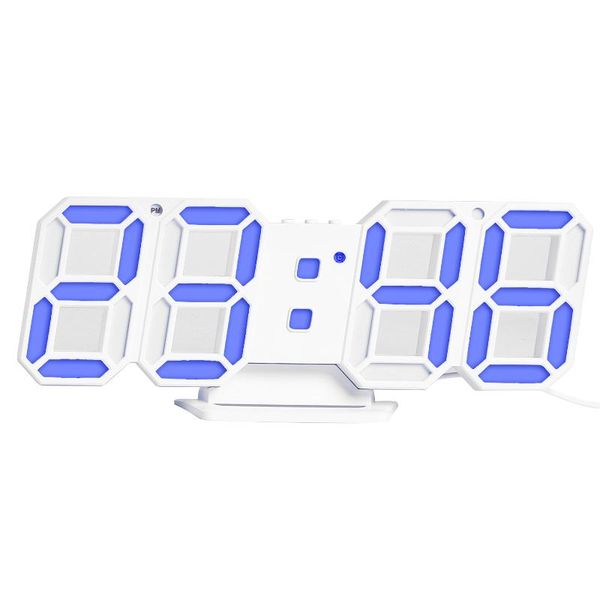 desk & table clocks 3d led digital clock electronic alarm wall glowing hanging blue 
desk & table clocks 3d led digital clock electronic alarm wall glowing hanging blue