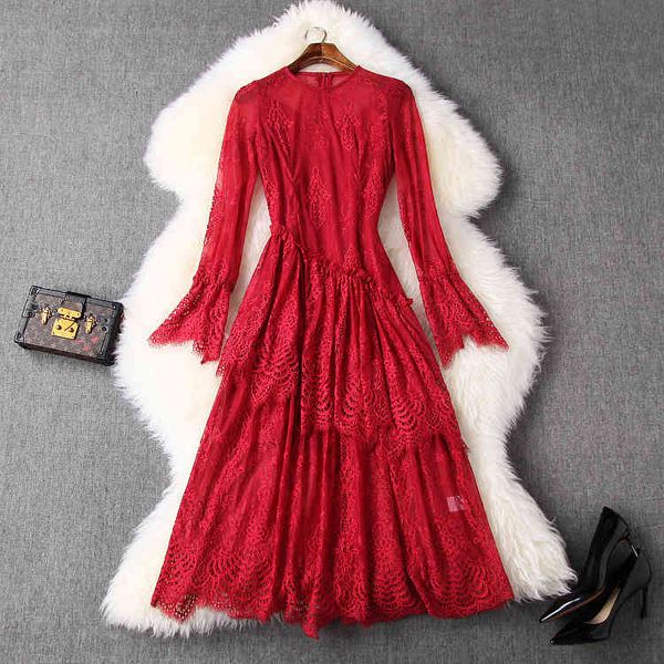 european and american women's dresses for spring long trumpet sleeve bud silk fashionable red dress klrk, Black;gray
european and american women's dresses for spring long trumpet sleeve bud silk fashionable red dress klrk, Black;gray