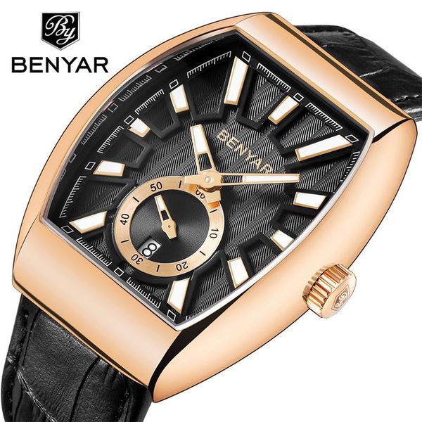 wristwatches relogio masculino benyar brand men watches luxury fashion gold silver business quartz wrist watch leather calendar clock 2021, Slivery;brown
wristwatches relogio masculino benyar brand men watches luxury fashion gold silver business quartz wrist watch leather calendar clock 2021, Slivery;brown