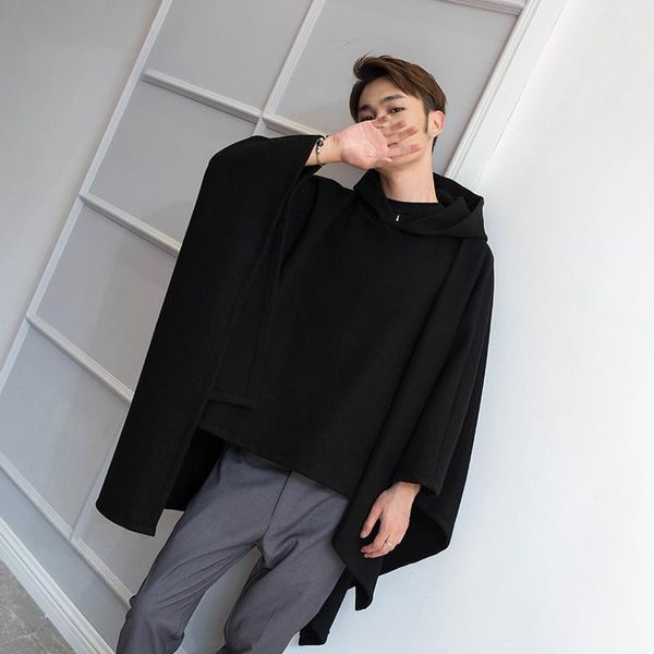 men's wool & blends m-4xl front short long hooded cloak jacket shawl autumn and winter woolen coat black trend hoodies man
men's wool & blends m-4xl front short long hooded cloak jacket shawl autumn and winter woolen coat black trend hoodies man