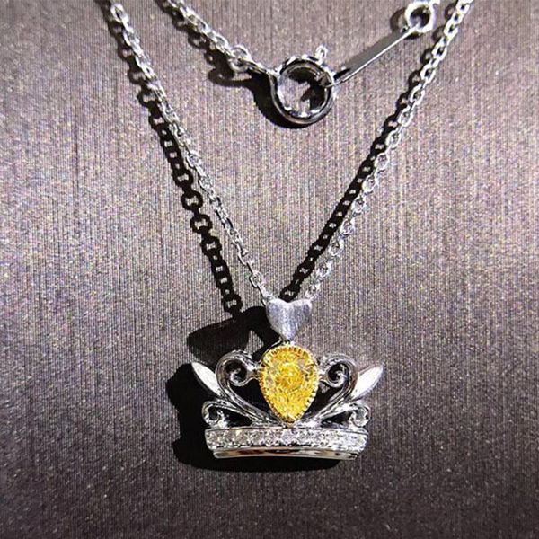 chains vagzeb 2021 fashion silver color white yellow cubic zirconia crown pendant necklace for women
chains vagzeb 2021 fashion silver color white yellow cubic zirconia crown pendant necklace for women