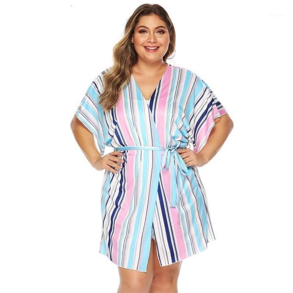 blouses & shirts large size striped lace up casual cardigan coat women's loose beach sun protection blouse fashion female 1 vp6e, White
blouses & shirts large size striped lace up casual cardigan coat women's loose beach sun protection blouse fashion female 1 vp6e, White