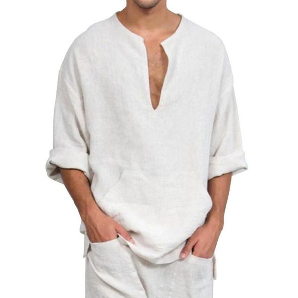 men's t-shirts men fashion oversized t-shirt casual beach solid color v neck flare long sleeve cotton shirt blouse, White;black
men's t-shirts men fashion oversized t-shirt casual beach solid color v neck flare long sleeve cotton shirt blouse, White;black