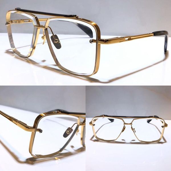 six designer glasses metal vintage goggle optical glasses fashion style square frameless uv 400 lens with original case quality, White;black
six designer glasses metal vintage goggle optical glasses fashion style square frameless uv 400 lens with original case quality, White;black