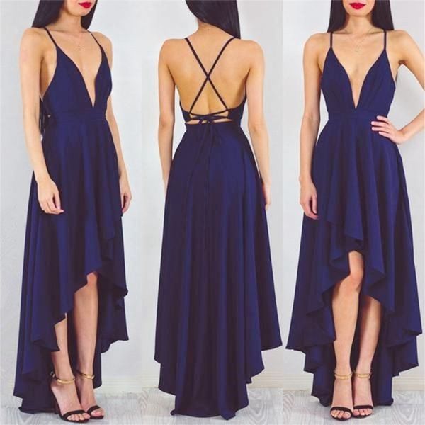 women dress deep v neck sleeveless spaghetti strap high waist backless lace up asymmetry maxi es 210513, Black;gray
women dress deep v neck sleeveless spaghetti strap high waist backless lace up asymmetry maxi es 210513, Black;gray