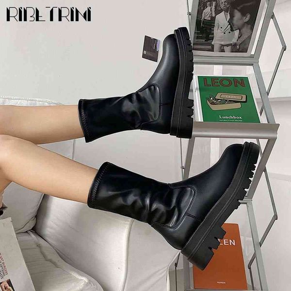 boots brand ladies solid thick bottom platform shoes women non-slip cool fashion comfy spring autumn boots, Black
boots brand ladies solid thick bottom platform shoes women non-slip cool fashion comfy spring autumn boots, Black