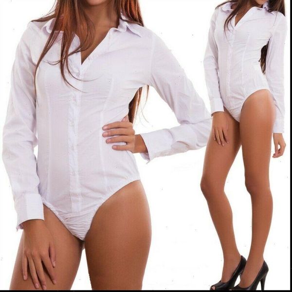 womens romper women casual v neck long sleeve shirt jumpsuit bodycon button body blouse bodysuit, Black;white
womens romper women casual v neck long sleeve shirt jumpsuit bodycon button body blouse bodysuit, Black;white