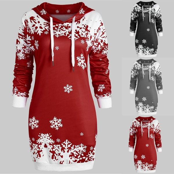 casual dresses hoodie fashion women merry christmas sweatshirt snowflake printed long blouse dress, Black;gray
casual dresses hoodie fashion women merry christmas sweatshirt snowflake printed long blouse dress, Black;gray