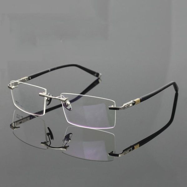 fashion sunglasses frames vazrobe alloy men's eyeglasses spectacle square rimless man frame transparent lens myopia ultra-light prescri, Black
fashion sunglasses frames vazrobe alloy men's eyeglasses spectacle square rimless man frame transparent lens myopia ultra-light prescri, Black