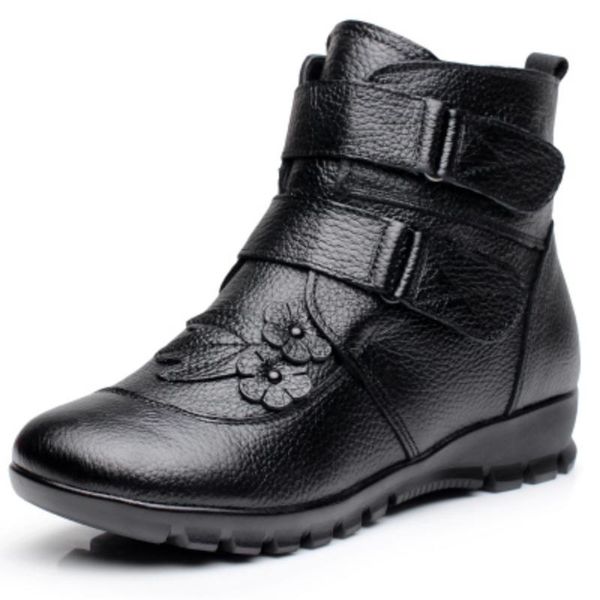 boots winter cowhide women short cute little flower round head plush platform women's shoes high-quality handmade, Black
boots winter cowhide women short cute little flower round head plush platform women's shoes high-quality handmade, Black