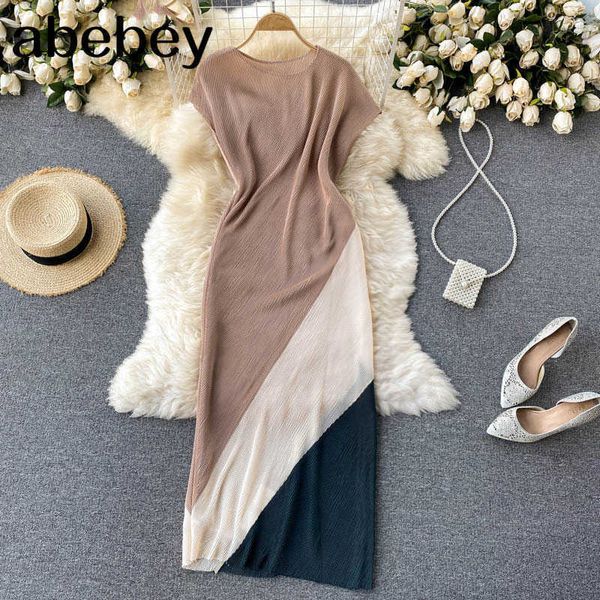 patchwork color women maxi dress fashion summer lady holiday knit stretchy vestidos arrivals robe chic korean 210715, Black;gray
patchwork color women maxi dress fashion summer lady holiday knit stretchy vestidos arrivals robe chic korean 210715, Black;gray
