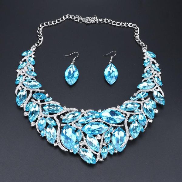 wedding jewelry sets oeoeos silver plated necklace earrings set resin crystal bridal accessories african, Slivery;golden
wedding jewelry sets oeoeos silver plated necklace earrings set resin crystal bridal accessories african, Slivery;golden