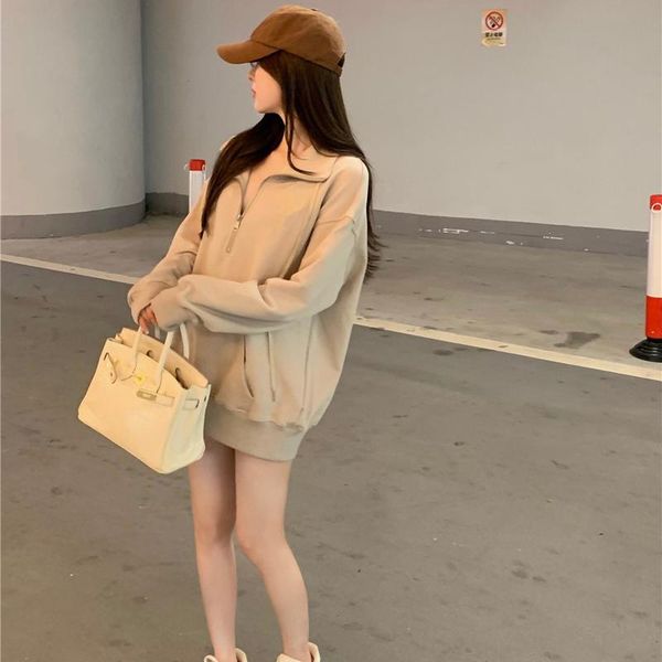 women's hoodies & sweatshirts early autumn streetwear couples clothing pullovers korean product 2021 loose mid-length ins tide, Black
women's hoodies & sweatshirts early autumn streetwear couples clothing pullovers korean product 2021 loose mid-length ins tide, Black