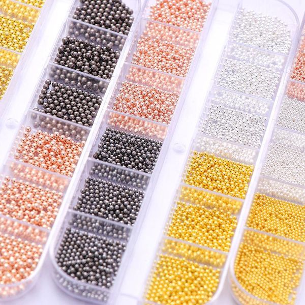1box nail art caviar bead stainless steel beads 3d design rose gold silver rhinestone diy jewelry manicure decoration tools decorations, Silver;gold
1box nail art caviar bead stainless steel beads 3d design rose gold silver rhinestone diy jewelry manicure decoration tools decorations, Silver;gold