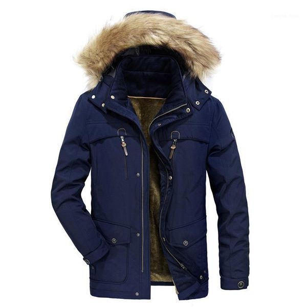 men's down & parkas military style long plus velvet cotton padded jackets outdoor casual loose thick male windbreaker hooded fur warm c, Black
men's down & parkas military style long plus velvet cotton padded jackets outdoor casual loose thick male windbreaker hooded fur warm c, Black