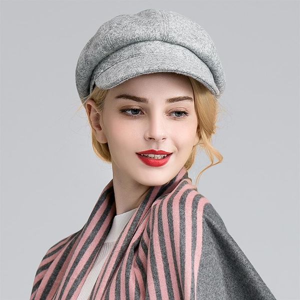 berets female korean winter hat beret tide fashion millinery octagonal cap british painter warm peaked, Blue;gray
berets female korean winter hat beret tide fashion millinery octagonal cap british painter warm peaked, Blue;gray