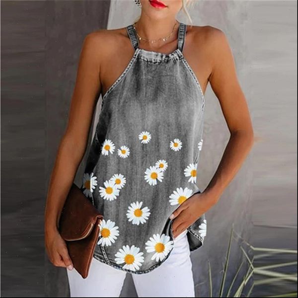 summer daisy print elegant womens cami halter sleeveless linen blouses shirt plus size streetwear, White
summer daisy print elegant womens cami halter sleeveless linen blouses shirt plus size streetwear, White
