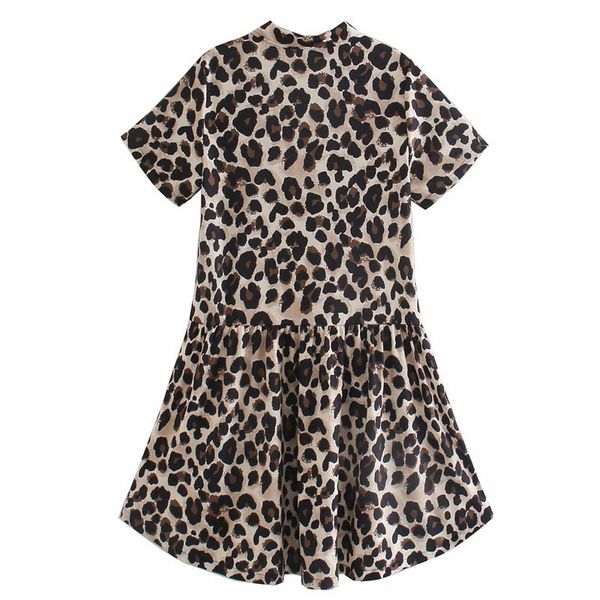 skirts lapel short sleeve women's fashion loose literary retro thin leopard chic elegant mini dress female, Black
skirts lapel short sleeve women's fashion loose literary retro thin leopard chic elegant mini dress female, Black
