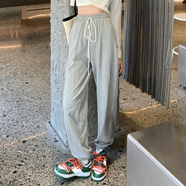 women's pants & capris high waist loose harlan casual 2021 women autumn elastic sports female wide-leg solid trousers streetwear, Black;white
women's pants & capris high waist loose harlan casual 2021 women autumn elastic sports female wide-leg solid trousers streetwear, Black;white